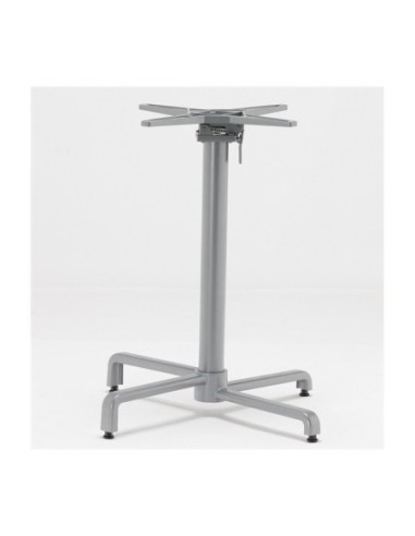 Mesa BAHIA, abatible, plata, base de 72 cms y tapa 60 cms. Color a elegir