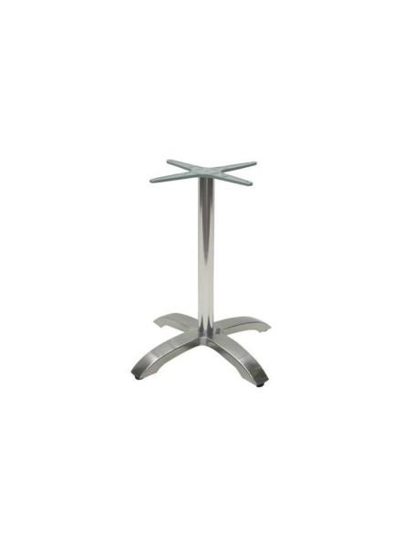 Mesa MILAN, aluminio, 4 radios, base de 72 cms y tapa 70 cms. Color a elegir