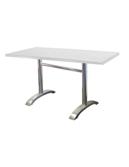 Mesa MILAN, aluminio, tapa 120 x 80 cms. Color a elegir