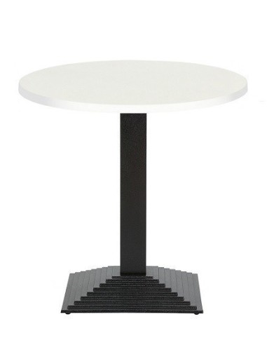 Mesa ELBA, negra, base de 72 cms y tapa de 60 cms. Color a elegir