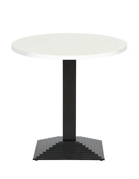 Mesa ELBA, negra, base de 72 cms y tapa de 60 cms. Color a elegir