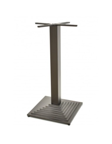 Mesa ELBA, negra, base de 72 cms y tapa de 60 x 60 cms. Color a elegir