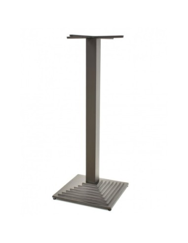 Mesa ELBA, alta, negra, base de 110 cms y tapa de 60 x 60 cms. Color a elegir