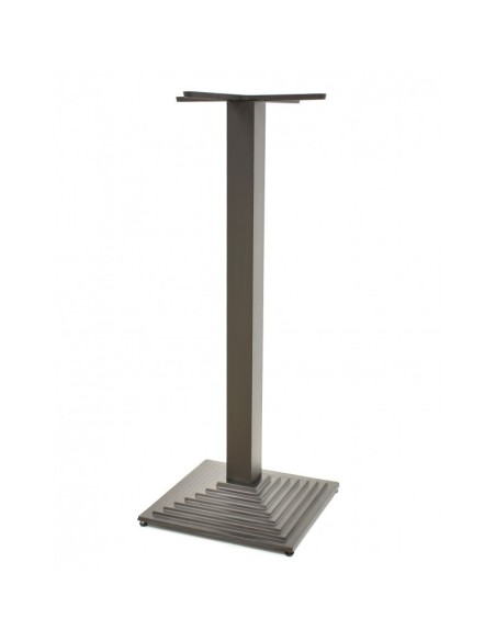 Mesa ELBA, alta, negra, base de 110 cms y tapa de 60 x 60 cms. Color a elegir