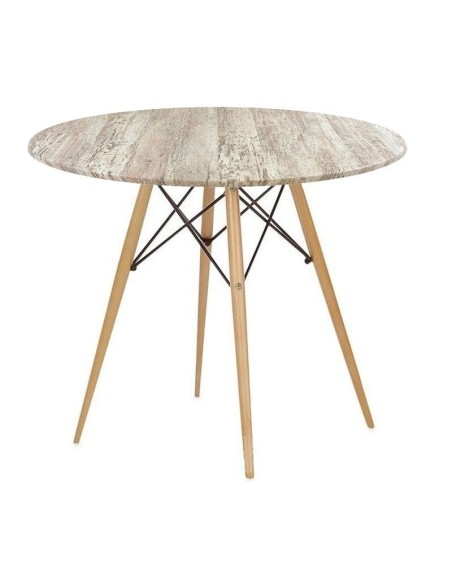 Mesa STAR, madera, base de 71 cms y tapa de 60 cms. Color a elegir