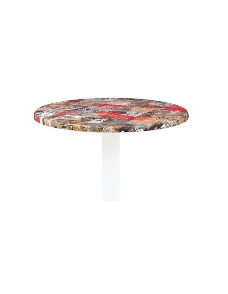 Mesa STAR, madera, base de 71 cms y tapa de 60 cms. Color a elegir