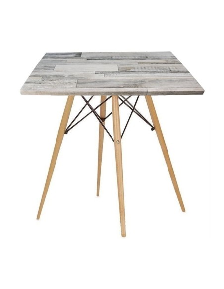 Mesa STAR, madera, base de 71 cms y tapa de 60 x 60 cms. Color a elegir