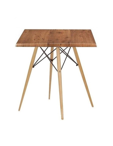 Mesa STAR, madera, base de 71 cms y tapa de 60 x 60 cms. Color a elegir