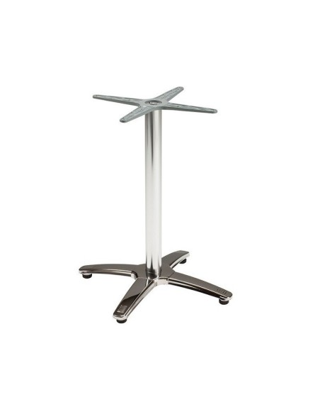 Mesa ROMA, aluminio, 4 radios, base de 72 cms y tapa 70 cms. Color a elegir