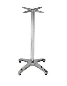 Mesa ROMA, alta, aluminio, 4 radios, base de 112 cms y tapa 70 cms. Color a elegir 2