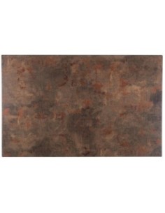 Tablero de mesa Werzalit-Sm, MARRÓN ÓXIDO 223, 110 x 70 cms