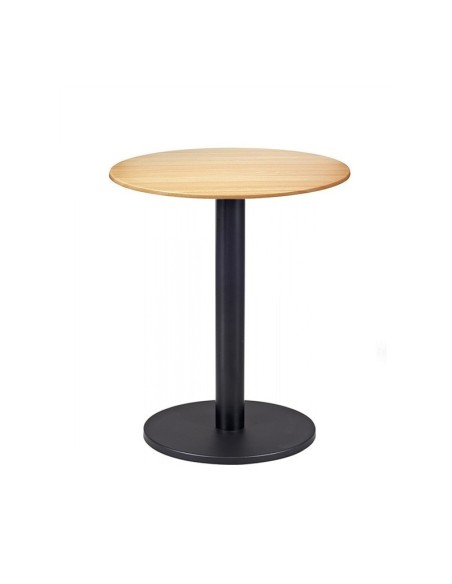 Mesa BOHEME, negra, base de 72 cms y tapa de 70 cms. Color a elegir