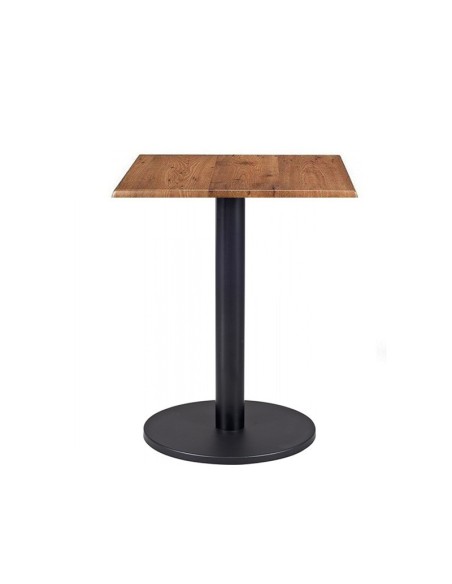 Mesa BOHEME, negra, base de 72 cms y  tapa de 70 x 70 cms. Color a elegir