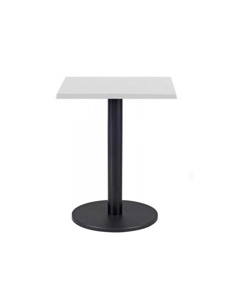 Mesa BOHEME, negra, base de 72 cms y tapa de 80 x 80 cms. Color a elegir