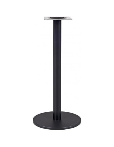 Mesa BOHEME, alta, negra, base de 110 cms y tapa de 60 cms. Color a elegir