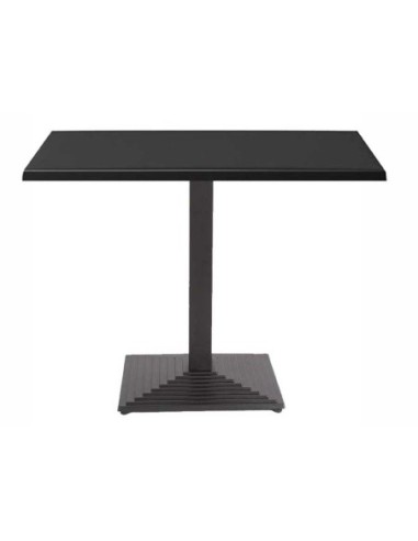 Mesa TIBER, negra, base de 72 cms y tapa de 110 x 70 cms. Color a elegir