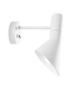 Lámpara JACOB, aplique de pared, blanca