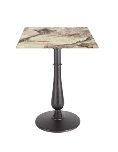 Mesa TÁMESIS, negra, base de 72 cms y tapa de 70x70 cms. Color a elegir