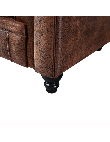 Sillón CHESTER, similpiel vintage