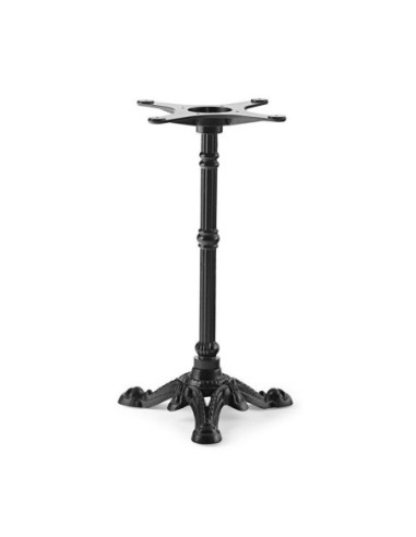 Mesa BRISTOL, fundición, 3 pies, negra, tapa 60 cms. Color a elegir