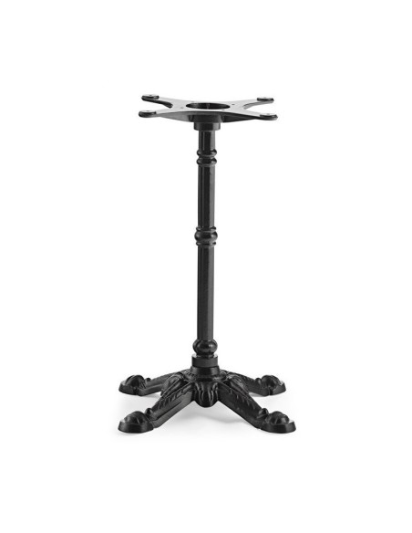 Mesa BRISTOL, fundición, 4 pies, negra, tapa 60 cms. Color a elegir