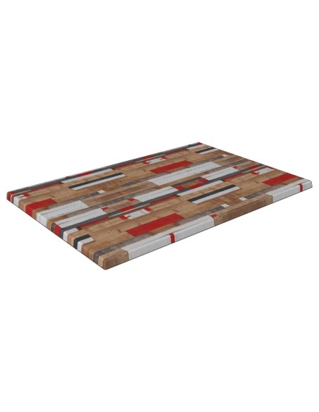 Tablero de mesa Werzalit-Sm, KBANA RED 271, 120 x 80 cms*