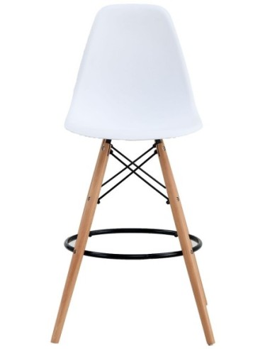 Taburete STAR (SU), madera, carcasa blanca