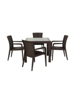 Sillón JAZMIN, apilable, polipropileno antracita 2