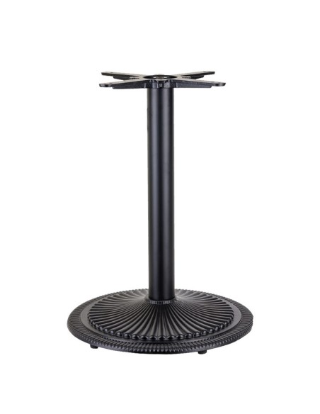 Mesa ARNO, negra, base de 72 cms y tapa de 80 cms. Color a elegir