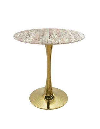 Mesa TULIP, base de 70 cms y tapa de 60 cms de diámetro. Color a elegir