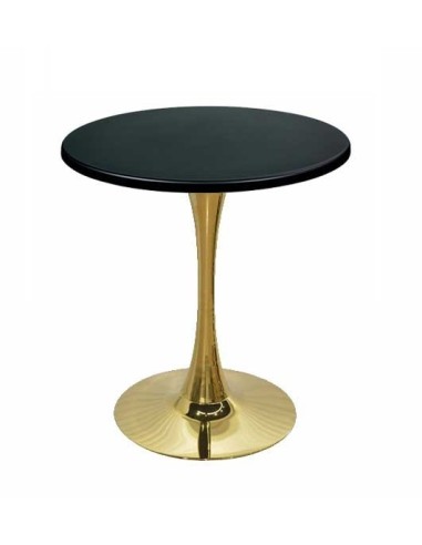 Mesa TULIP, base de 70 cms y tapa de 80 cms de diámetro. Color a elegir