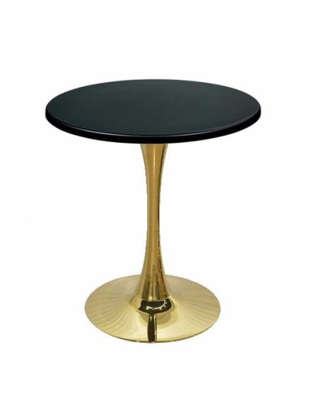 Mesa TULIP, base de 70 cms y tapa de 80 cms de diámetro. Color a elegir