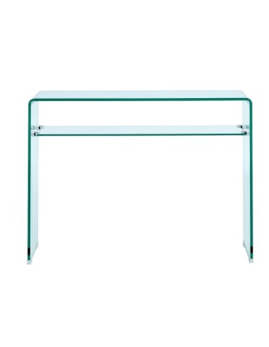 Consola CANADA (SU), cristal curvado, 100 x 33 cms