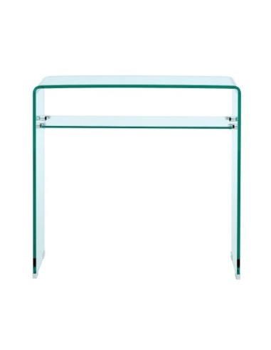 Consola CANADA (SU), cristal curvado, 80 x 33 cms