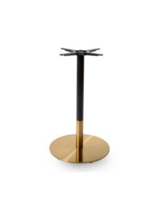 Base de mesa VERSALLES NEW, dorada y negra, 43 cms de diámetro, altura 72 cms