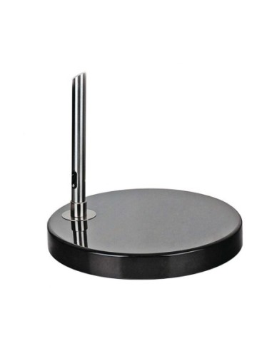 Lámpara AR, pie salón, cromada, base mármol negro