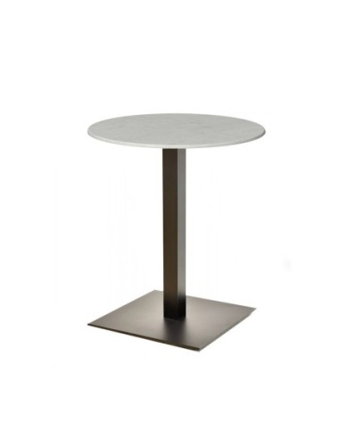 Mesa TROCADERO, negra, base de 72 cms y tapa de 70 cms. Color a elegir
