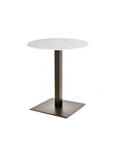 Mesa TROCADERO, negra, base de 72 cms y tapa de 80 cms. Color a elegir