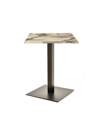 Mesa TROCADERO, negra, base de 72 cms y tapa de 70x70 cms. Color a elegir