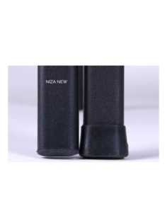 Silla NIZA NEW AM, chasis cromado, similpiel negra* 2