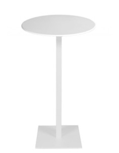 Mesa BEVERLY, alta, base de 110 cms y tapa de 60 cms. Color a elegir