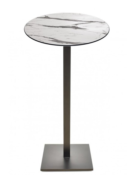 Mesa BEVERLY, alta, base de 110 cms y tapa de 70 cms. Color a elegir