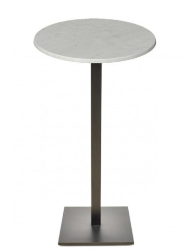 Mesa BEVERLY, alta, base de 110 cms y tapa de 70 cms. Color a elegir