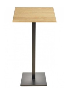 Mesa BEVERLY, alta, base de 110 cms y tapa de 70x70 cms. Color a elegir 2