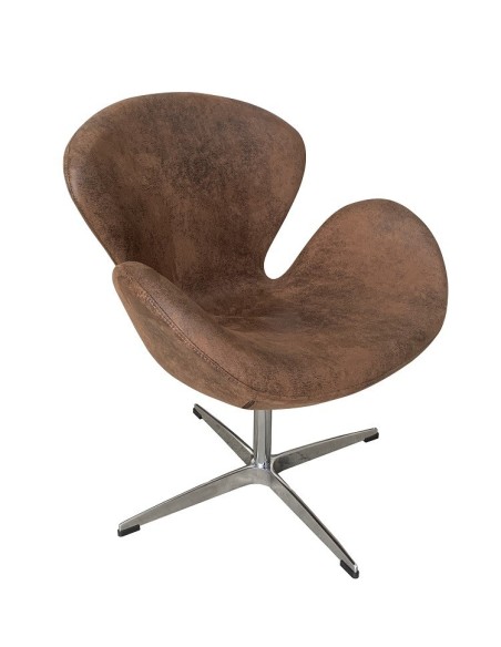 Sillón SW, tapizado en similpiel vintage