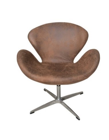 Sillón SW, tapizado en similpiel vintage