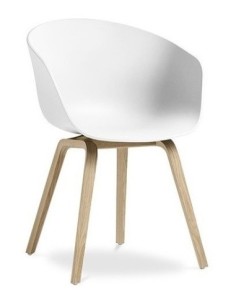 Sillón DANTE NEW (SU), metal, polipropileno blanco