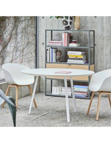 Sillón DANTE NEW (SU), metal, polipropileno blanco