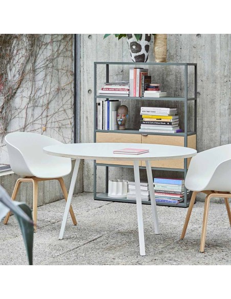 Sillón DANTE NEW (SU), metal, polipropileno blanco