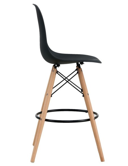 Taburete STAR (SU), madera, carcasa negra